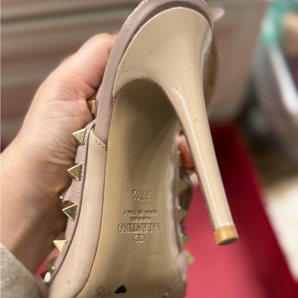 VALENTINO ROCKSTUD ANKLE STRAP PUMP - Picture 4 of 6